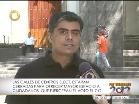 Cerrarán algunas calles de Chacao para organizar a electores en centros de votación