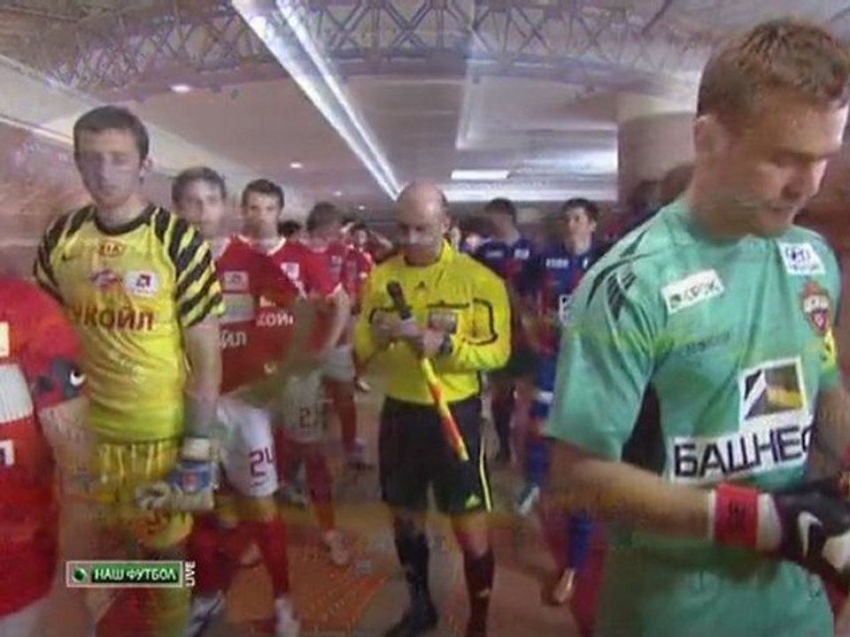 1/2 финала КР 2010/2011,ЦСКА - Спартак, 1тайм, 11.05.2011