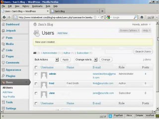 Word Press - How to Add and Manage Users in WordPress