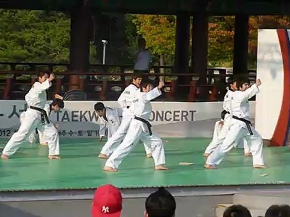Demonstration taekwondo - 6 octobre 2012 - Hanok village - part1