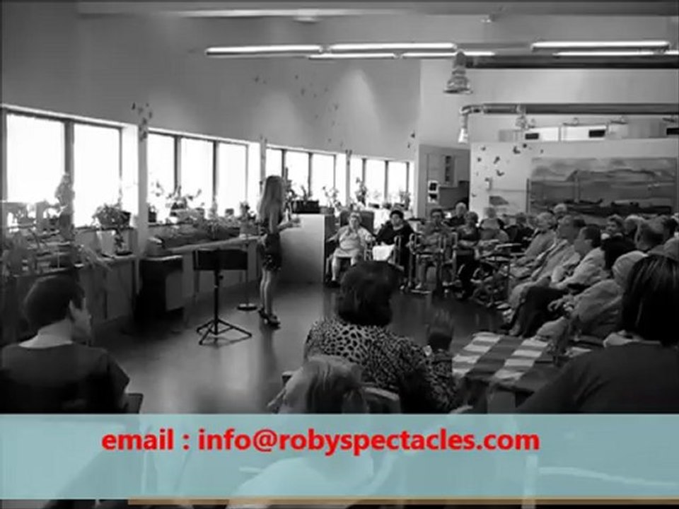 spectacle pour maisons de repos - spectacle maison de repos par Caroline