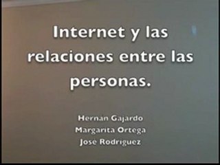Internet y las relaciones entre las personas