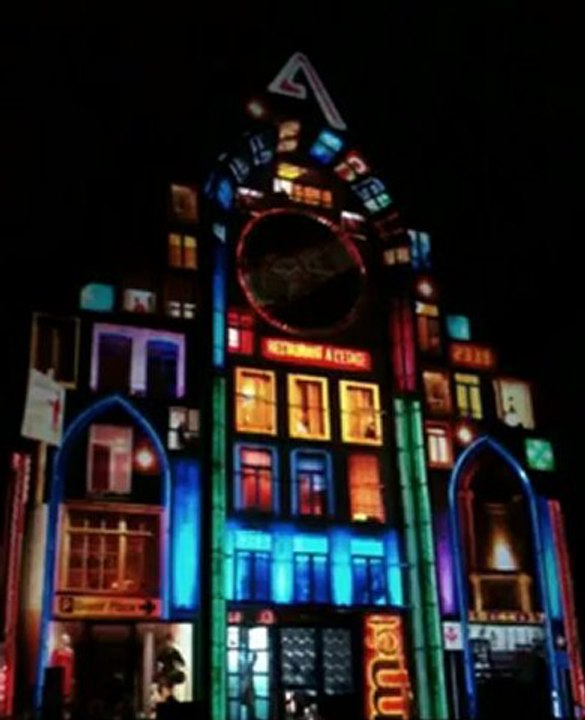 Vidéo mapping sur Notre Dame de la Treille à Lille