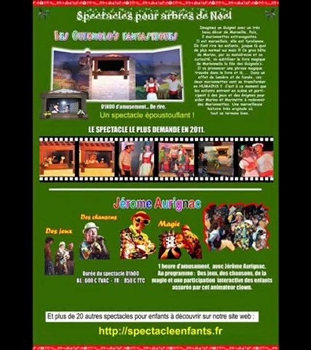 ANIMATION DE NOEL - SPECTACLE DE NOEL - ANIMATION DE NOEL PAR ROBY SPECTACLES