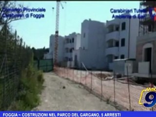 Foggia | Costruzioni nel parco del Gargano, 5 arresti