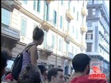 Napoli - Protesta degli studenti contro tagli (05.10.12)