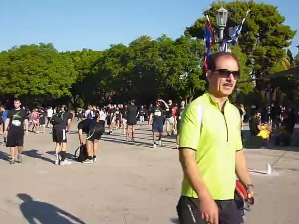 Πινάκιο we run Athens Ζάππειο