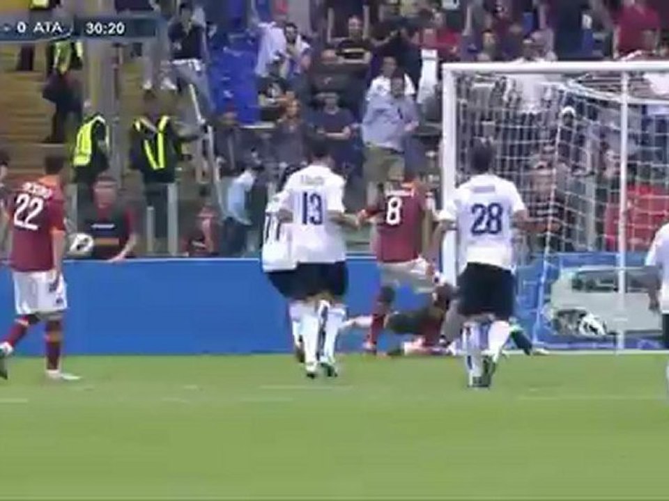 Gol Lamela Roma 1-0 vs Atalanta
