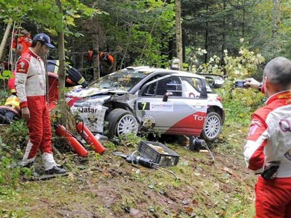 Crash Al-Attiyah  Rallye de France 2012
