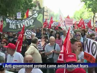 Thousands in anti-austerity Madrid march