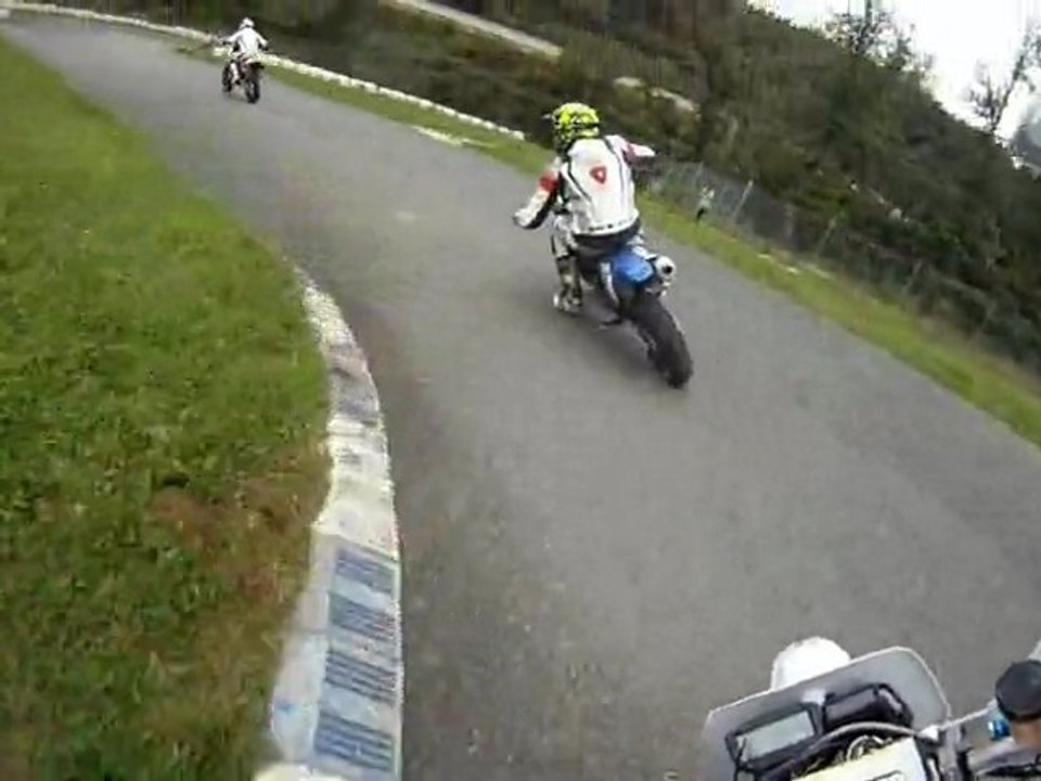 Supermotard - circuit de Villars-sous-ecot en Yamaha TTS 600 - 30.10.12