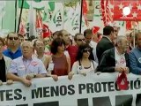 Spagna in piazza per il lavoro, contro l'austerità