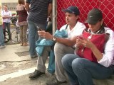 Animação nas urnas venezuelanas