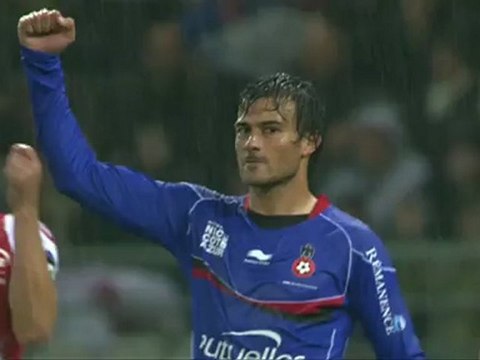 But Dario CVITANICH (62ème) - Stade de Reims - OGC Nice (3-1) - saison 2012/2013