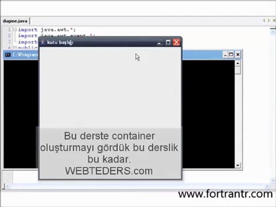 Java Container Oluşturma