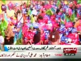 JI Women Namoos-e-Risalat March Lahore Express News 07-Oct-2012
