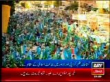 Jamaat e Islami Karachi Namoos e Risalat March Ary News Report 07-Oct-2012