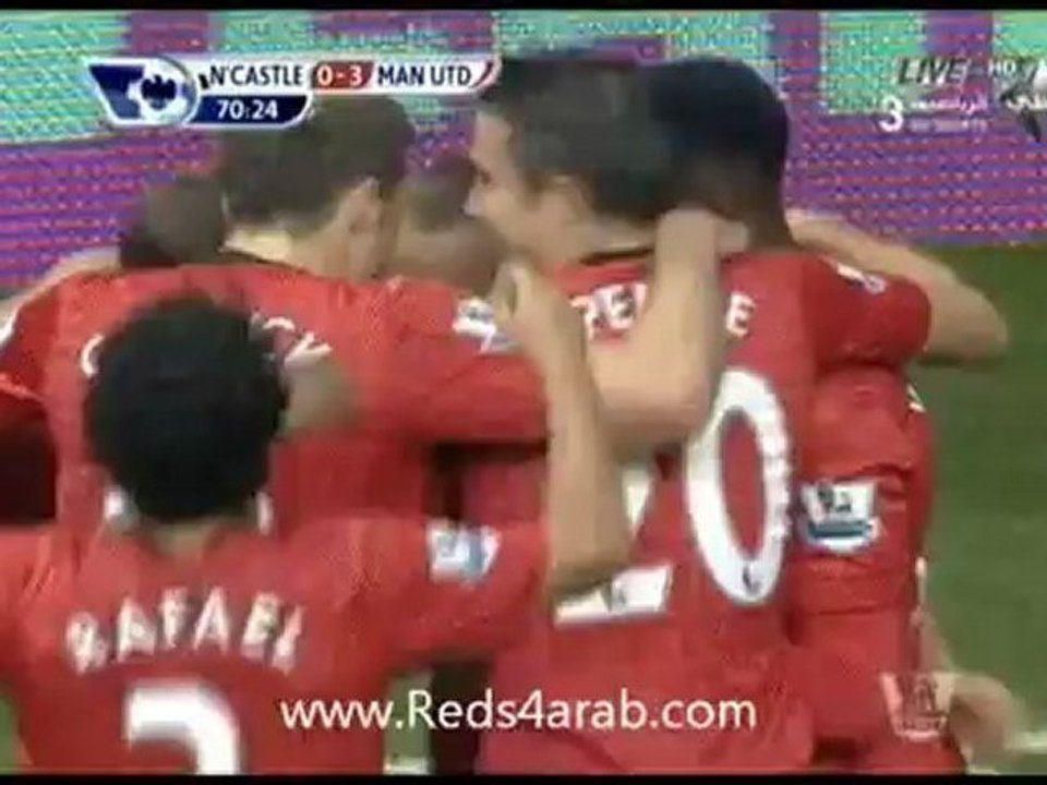 نيوكاسل يونايتد 0 - 3 مانشستر يونايتد