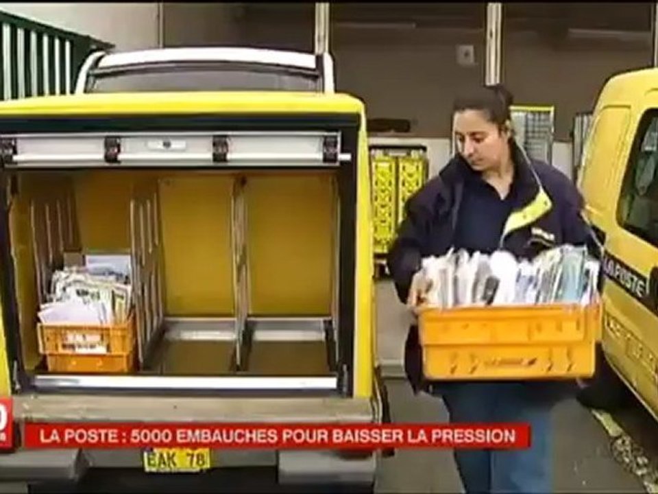 LA POSTE _ 5000 EMBAUCHES