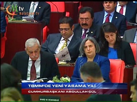 TBMM'DE YENİ YASAMA YILI Gül'den TBMM'de tutuklu vekil çıkışı