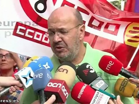 CC.OO. amenaza con una huelga general
