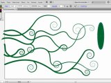 Illustrator  Formas organicas espirales y herramienta malla