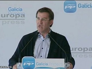 Feijóo ha proclamado que "no se conforma"