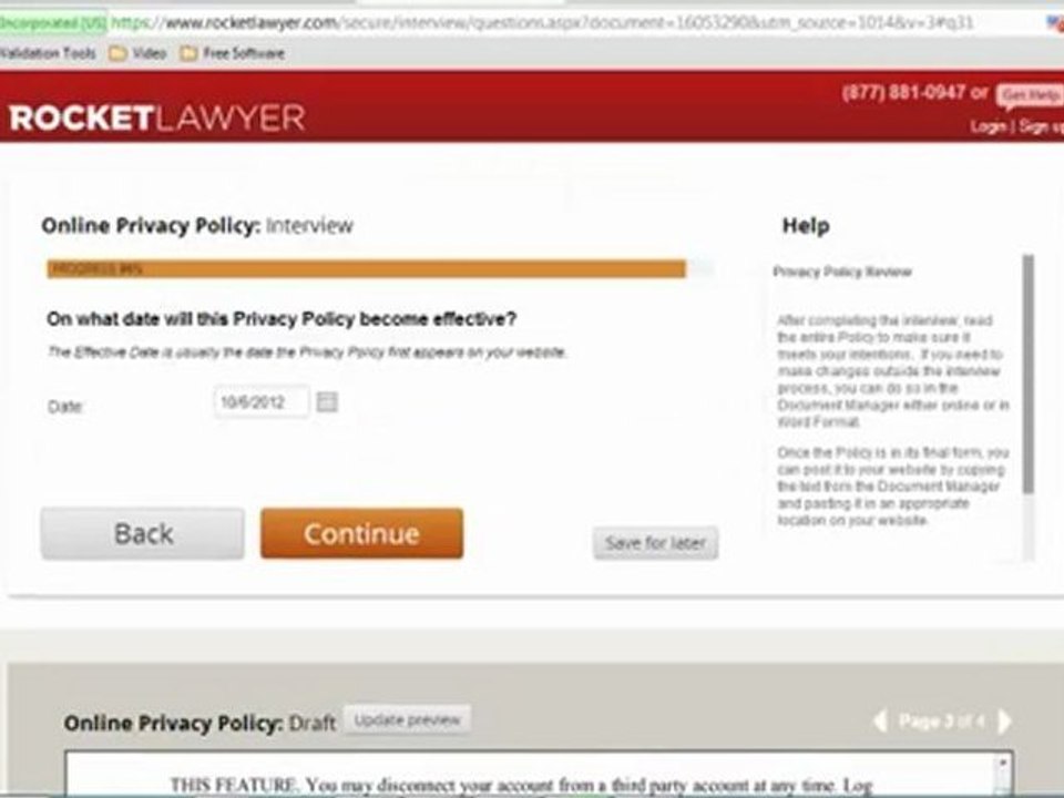 Create a Privacy Policy