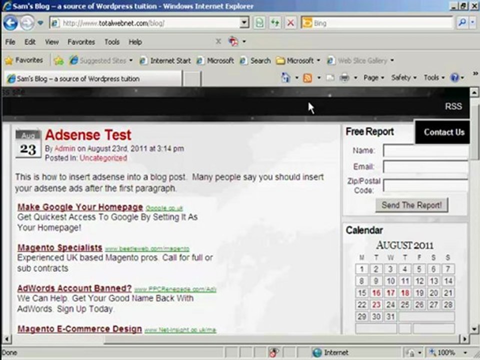 How To Add Feedburner to Your Wordpress Blog Post