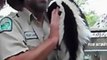 Zookeeper Pranks Crowd With Skunk