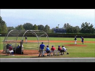 Joe LeNoir - Presbyterian College Prospect Workouts - Pitching (Oct 7, 2012)