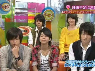 20121008 　SexyZone  PON!  自己紹介