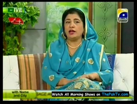 Utho Jago Pakistan With Dr Shaista - 8th October 2012 - Part 3