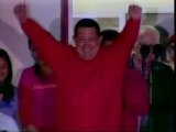 Venezuelan President Chavez wins re-election