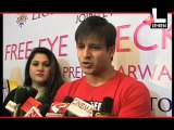 Vivek & Amrita Rao at launch of Free Eye Check Up Campaign