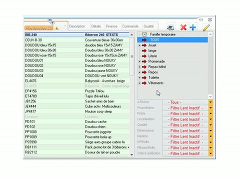 Articles - Optimizze: Créer un famille - ERP - v16