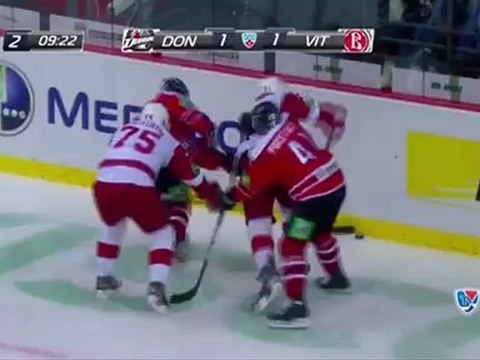 Hockey. 2012.10.07. KHL 2012-13. RS. Donbass - Vityaz. 2й