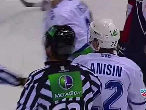 Hockey. 2012.10.07. KHL 2012-13. RS. Slovan - Dinamo Moskva. 2й