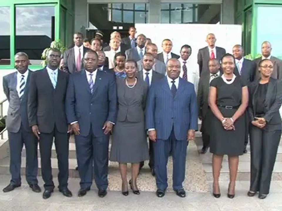 Visite du Président Ali Bongo Ondimba au centre d'affaires de Kigali
