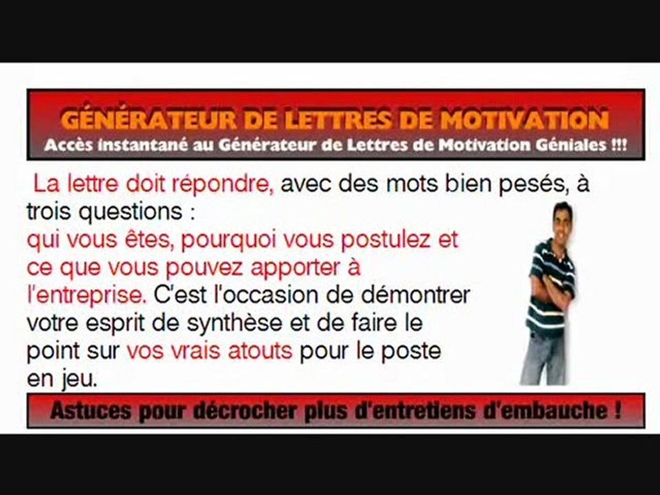Comment rédiger une bonne lettre de motivation