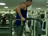 Dave in the Reps Gym Preston: Dip challenge on Konkura.com Sport and Fitness
