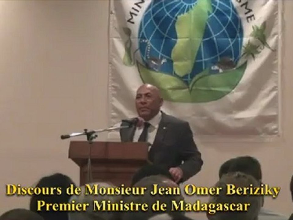 MADAGASCAR 2012 Medaille d'or Ministre du tourisme Jean Max  Rakotomamonjy