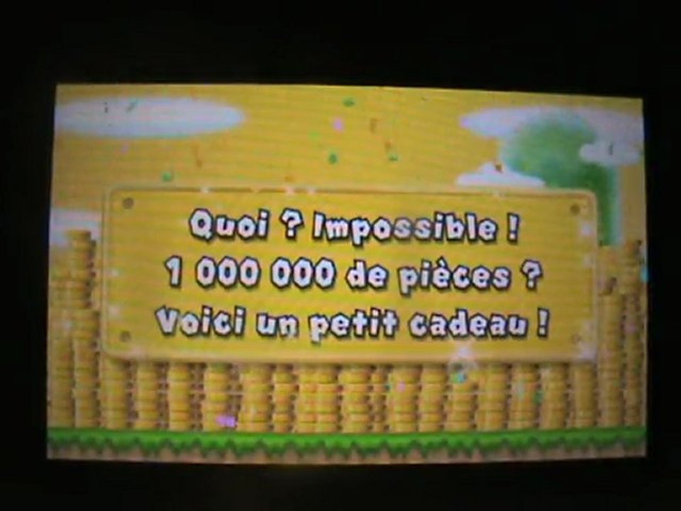 New super Mario bros 2 1 000 000 de pièces !!!