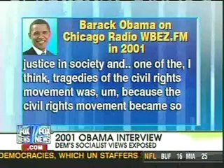 Obama 2001 Chicago radio interview exposes socialist views
