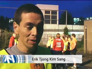 Hardlopers werken aan techniek tijdens 4 Mijl-clinics - RTV Noord