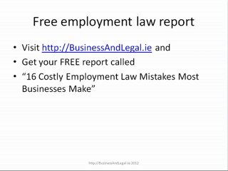 Changing the Employment Contract in Ireland