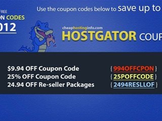 FREE Coupon - Get FREE Promotional Codes for HostGator!