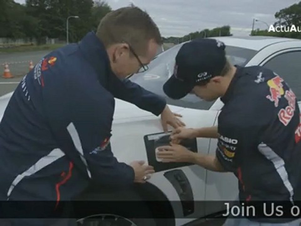 Sebastian Vettel aux petits oignons pour Infiniti - Identification