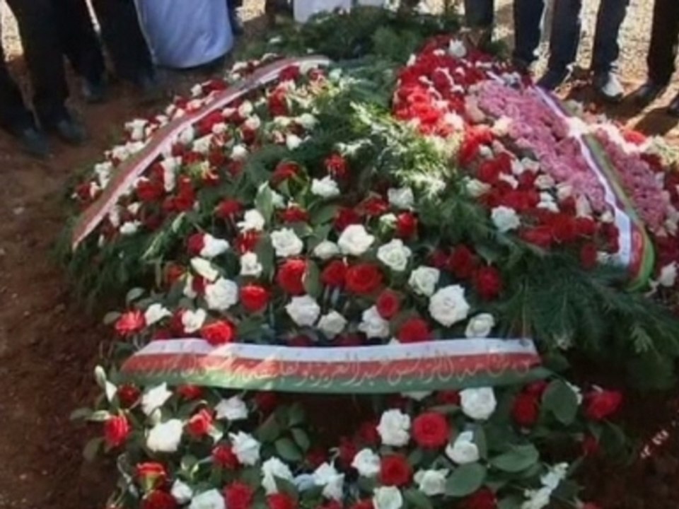 Former Algerian president buried in Algiers