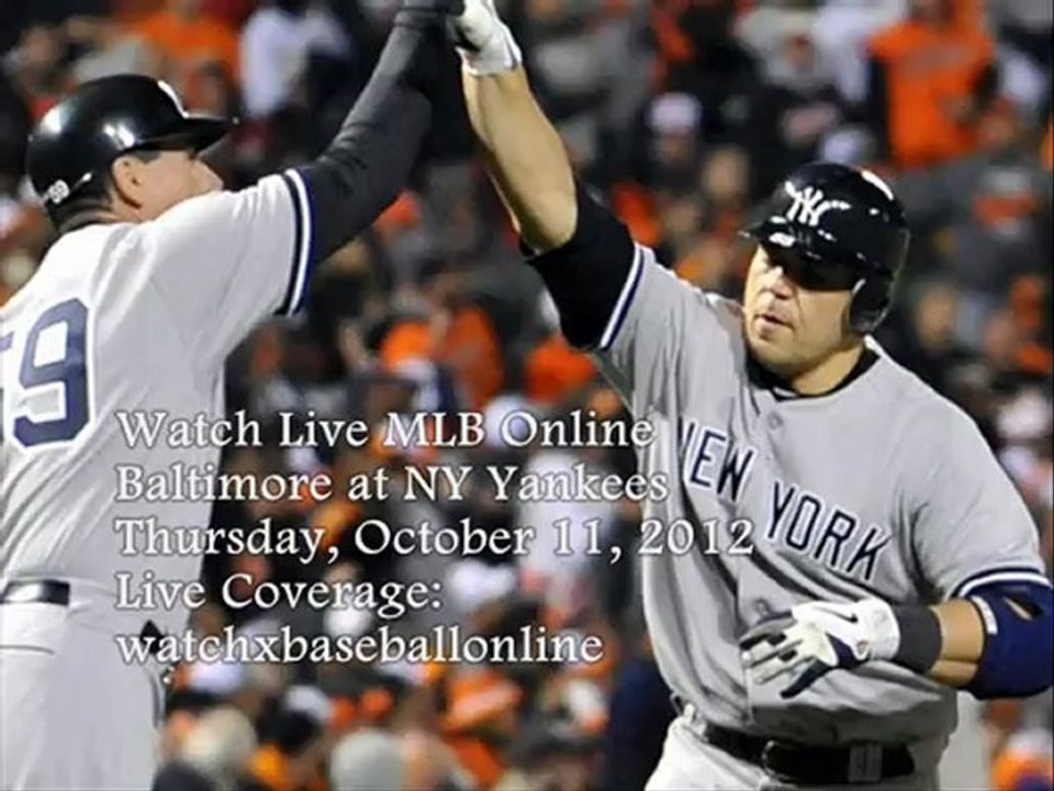 MLB Baltimore at NY Yankees MLB Match 11 Oct